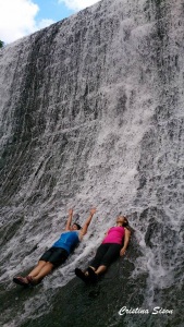 Photo courtesy of my friend, Tina. Refreshed in the relaxing current of Wawa Dam. :)